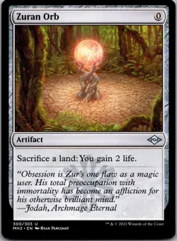 Zuran Orb 300 Uncommon Modern Horizons 2 Magic: The Gathering Lightly Played - Image 1
