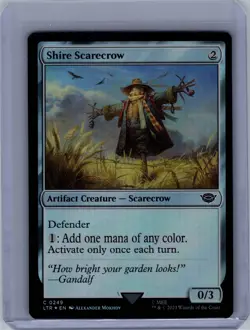 Shire Scarecrow 249 Foil The Lord of the Rings: Tales of Middle-earth MTG LP - Image 1