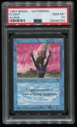 MTG Magic The Gathering Alpha - Flight - PSA 10 Gem Mint (Pop 6) - Image 1