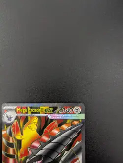POKEMON MEGA EXCADRILL ex 103/084 ME05 PITCH BLACK SECRET RARE HOLO MINT - Image 4