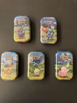 [SET of 5] Pokemon TCG Ascended Heroes Mini Tins. All Artworks. Factory Sealed. - Image 1