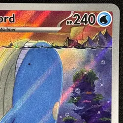 Wailord Holo Illustration Rare Pokemon - TCG SV09: Journey Together 162/159 NM - Image 3