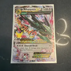 Pokemon TCG M Rayquaza EX MEGA 76/108 Celebrations Holo Full Art English 220 - Image 1