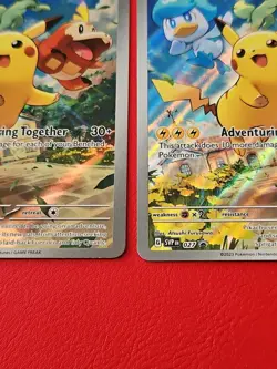 Lot Of 3 - Pikachu SVP 027 Black Star Promo Paldea Evolved Pokemon Card - Image 5