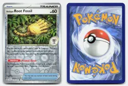 Antique Root Fossil 130/142 Common Stellar Crown Pokemon Reverse Holo NM - Image 3