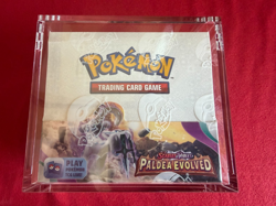 Pokemon Scarlet & Violet Paldea Evolved Booster Box 36 Packs in Acrylic Case - Image 1