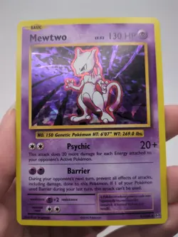 Mewtwo Cracked Ice Holo 51/108 Evolutions Pokemon TCG - Image 1