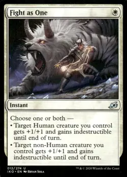 Fight as One 012/274 Ikoria: Lair of Behemoths MTG Magic the Gathering card - Image 1