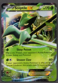 Sceptile EX 7 Ancient Origins - Holo Pokemon MP (EX Rare) - Image 1