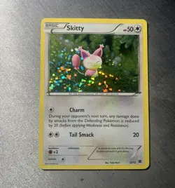 Pokemon TCG Skitty 012/012 McDonald's 2015 Promo Holo ENG 50HP 2015 - Image 1