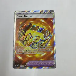 Brave Bangle 104/084 Full Art Ultra Rare Pokemon Pitch Black ME05 NM English - Image 1