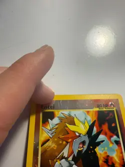 Entei Wizards Black Star Promos 1999 34 Holo Pokemon TCG LP - Image 3