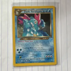 Wizards of the Coast Dark Feraligatr 5/105 Neo Destiny Holo Unlimited 2000 - Image 2