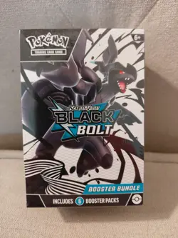 Pokemon TCG Scarlet & Violet Black Bolt Booster Bundle 6 pack NEW/FACTORY SEALED - Image 1