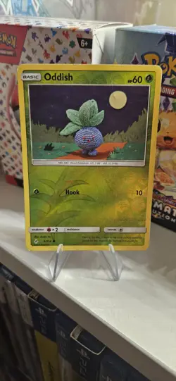Oddish 6/214 Unbroken Bonds Reverse Holo Common Pokemon Card - NM/M - Image 1