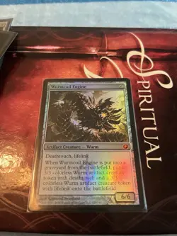 Wurmcoil Engine - Scars of Mirrodin Foil Lightly Played MTG Magic The Gathering - Image 1