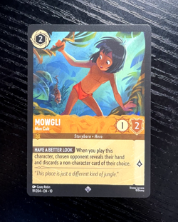 Mowgli 19/204 Whispers in the Well Super Rare Disney Lorcana TCG - Image 1