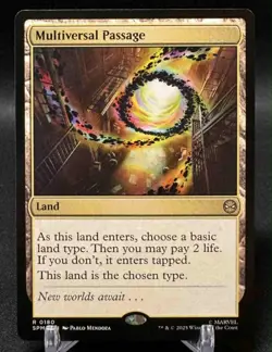 🌈 MTG Multiversal Passage - FOIL - Marvel's Spider-Man - NM/M - Image 1