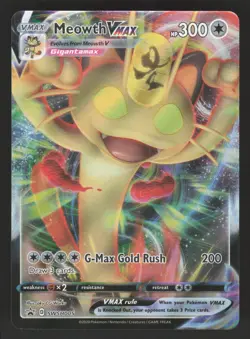 Meowth VMAX SWSH005 Pokemon TCG Sword & Shield Promo Cards NM - Image 1