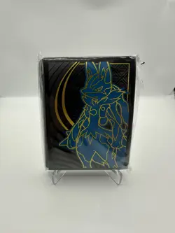 Lucario Mega Evolution ETB 65 Card Sleeves Brand New Sealed - Image 1