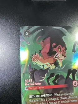 Scar - Heartless Hunter (Store Championship 14 Disney Lorcana Promo Cards Holo 1 - Image 4