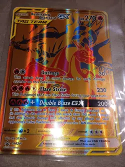 Reshiram & Charizard GX SM247 + Pikachu & Zekrom GX SM248 Lot Jumbo Cards 2021 - Image 2