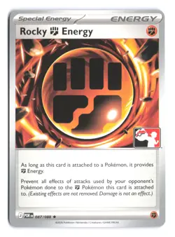 Pokemon Rocky Fighting Energy Perfect Order 087/088 Prize Pack Series 9 Non Holo - Image 1
