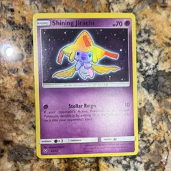 Pokemon Shining Jirachi Shining Legends 42/73 Holo Shiny Holo Rare Basic Card - Image 1