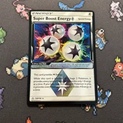 Super Boost Energy 136/156 NM -Holo Rare Pokemon Card- Ultra Prism (3z) - Image 1