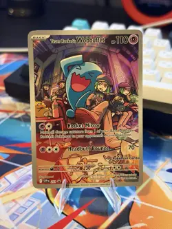 Team Rockets Wobbuffet Promo Card 203 Pokemon Center Exclusive - Image 1