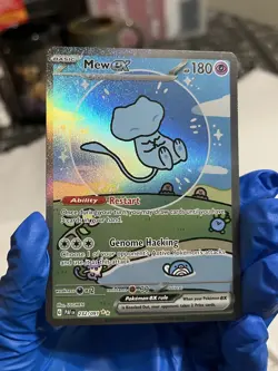 Pokemon Card Mew ex 232/091 SV Paldean Fates Full Art Holo English Raw - Image 1