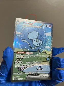 Pokemon Card Mew ex 232/091 SV Paldean Fates Full Art Holo English Raw - Image 5