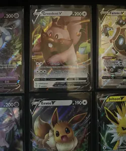 Pokemon TCG V 9 Card Lot Jolteon Espeon Eevee Gardevoir Zamazenta Promo Holo NM - Image 3