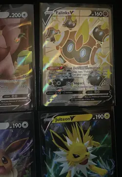 Pokemon TCG V 9 Card Lot Jolteon Espeon Eevee Gardevoir Zamazenta Promo Holo NM - Image 4