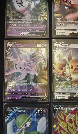 Pokemon TCG V 9 Card Lot Jolteon Espeon Eevee Gardevoir Zamazenta Promo Holo NM - Image 5