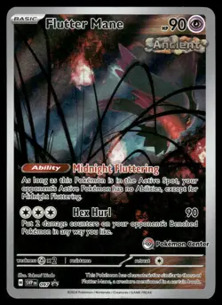 Pokemon Cards Flutter Mane (Pokemon Center) 097 Scarlet & Violet Promo Holo NM - Image 1