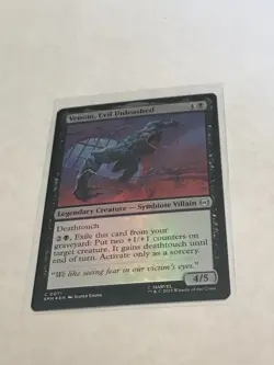 Venom Evil Unleashed Foil MTG Marvel's Spider-Man #71 NP - Image 1