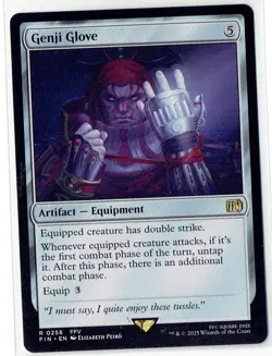 Genji Glove 258 - FF MTG - Rare - NM - Image 1
