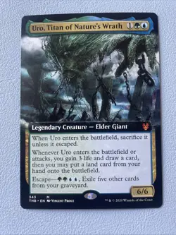 Uro, Titan of Nature's Wrath - Extended Art (THB) Theros Beyond Death - NM - Image 1