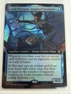 MTG Lady Octopus, Inspired Inventor 0252 Foil (Extended Art) Marvel’s Spider-Man - Image 1