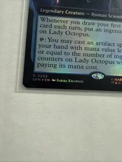MTG Lady Octopus, Inspired Inventor 0252 Foil (Extended Art) Marvel’s Spider-Man - Image 2