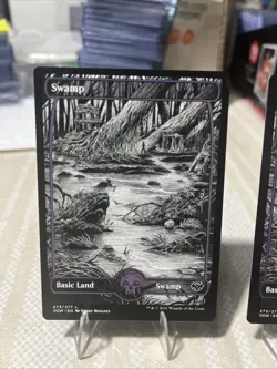 Swamp (273) Innistrad: Crimson Vow Regular x2 NM Full Art Lands MTG - Image 2