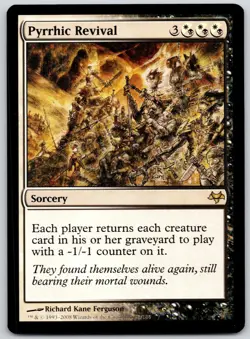 Pyrrhic Revival 93 Rare Eventide Magic: The Gathering Near Mint - Image 1