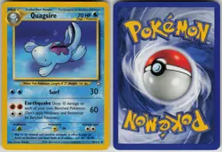 Quagsire 45/111 Uncommon Neo Genesis Pokemon Moderately Played Unlimited - Image 3