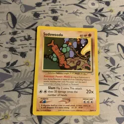 Pokemon Sudowoodo 26/64 Neo Revelation Rare Regular Unlimited English 60 HP - Image 1