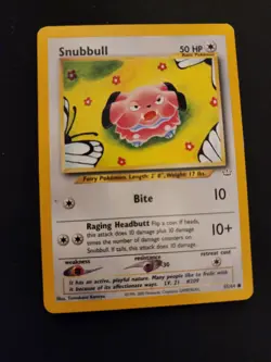 Snubbull 55/64 Neo Revelation Pokemon LP - Image 1