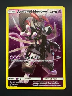 Armored Mewtwo - SM228 Pokemon Sun & Moon Promo Holofoil Lightly Played (LP) - Image 1