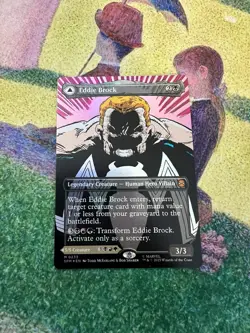 MTG Marvel's Spider-Man Eddie Brock (0233) (Borderless) (MR) (Foil) Near-Mint - Image 1