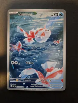 Goldeen Pitch Black 87/84 IR Pokemon TCG Pack Fresh NM - Image 1