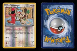 REVERSE HOLO SMEARGLE RARE 123/162 HP POKEMON - Image 3